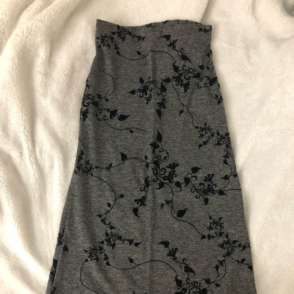 Floral maxi skirt